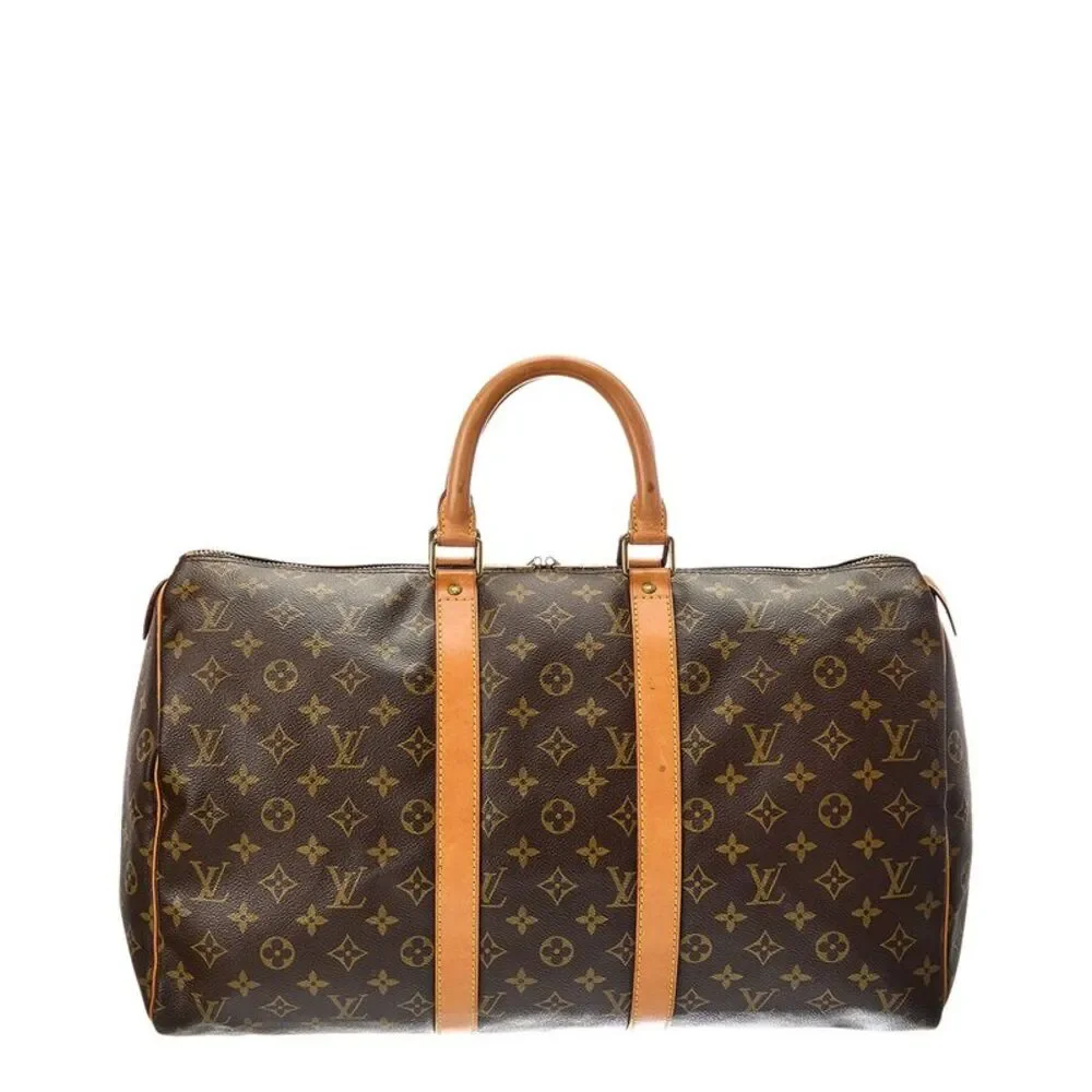 Louis Vuitton Brown Monogram Keepall (Authentic Pre-Loved)